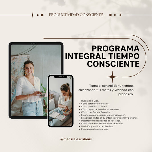 Programa integral “Tiempo Consciente”