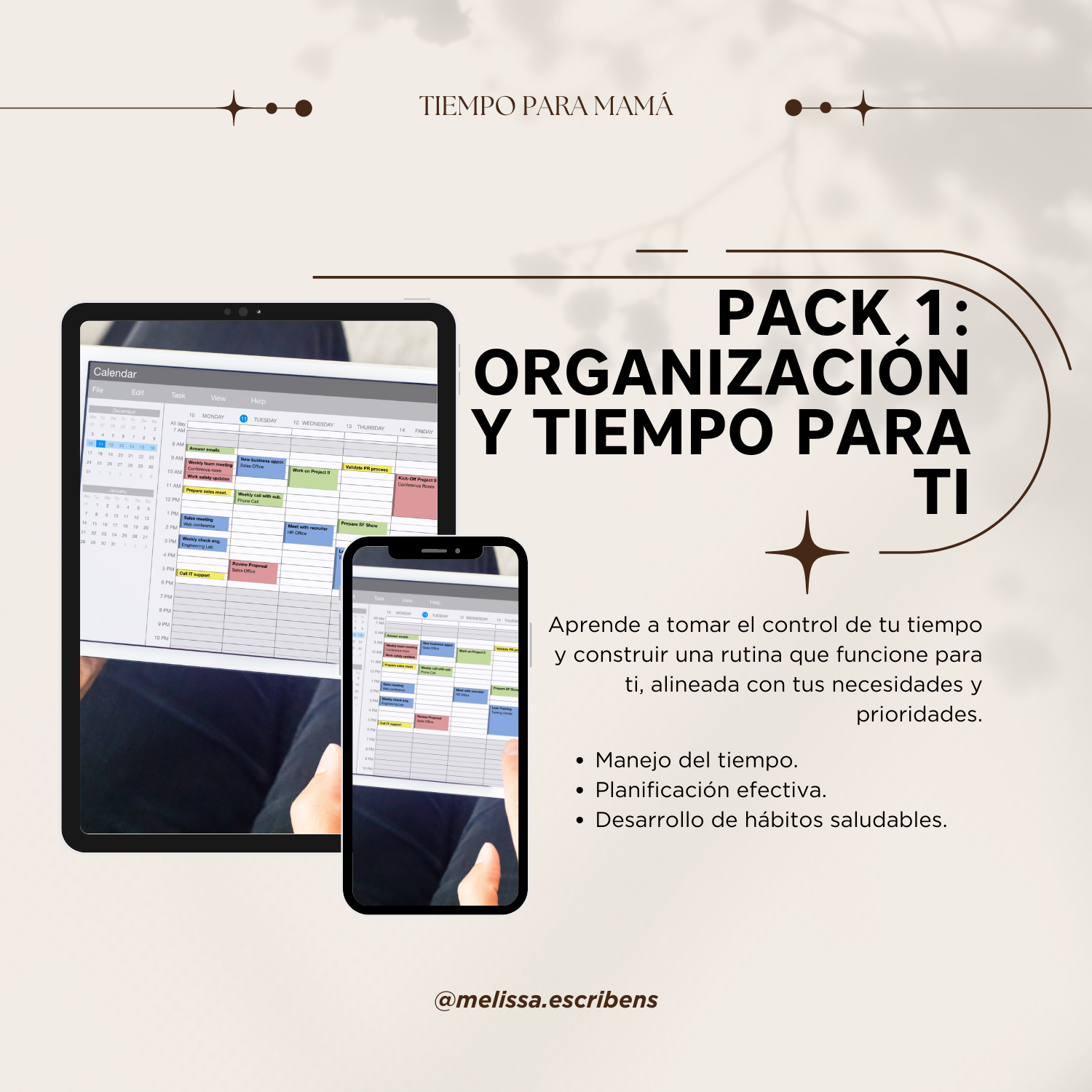 Pack 1 - Organización y Tiempo para Ti